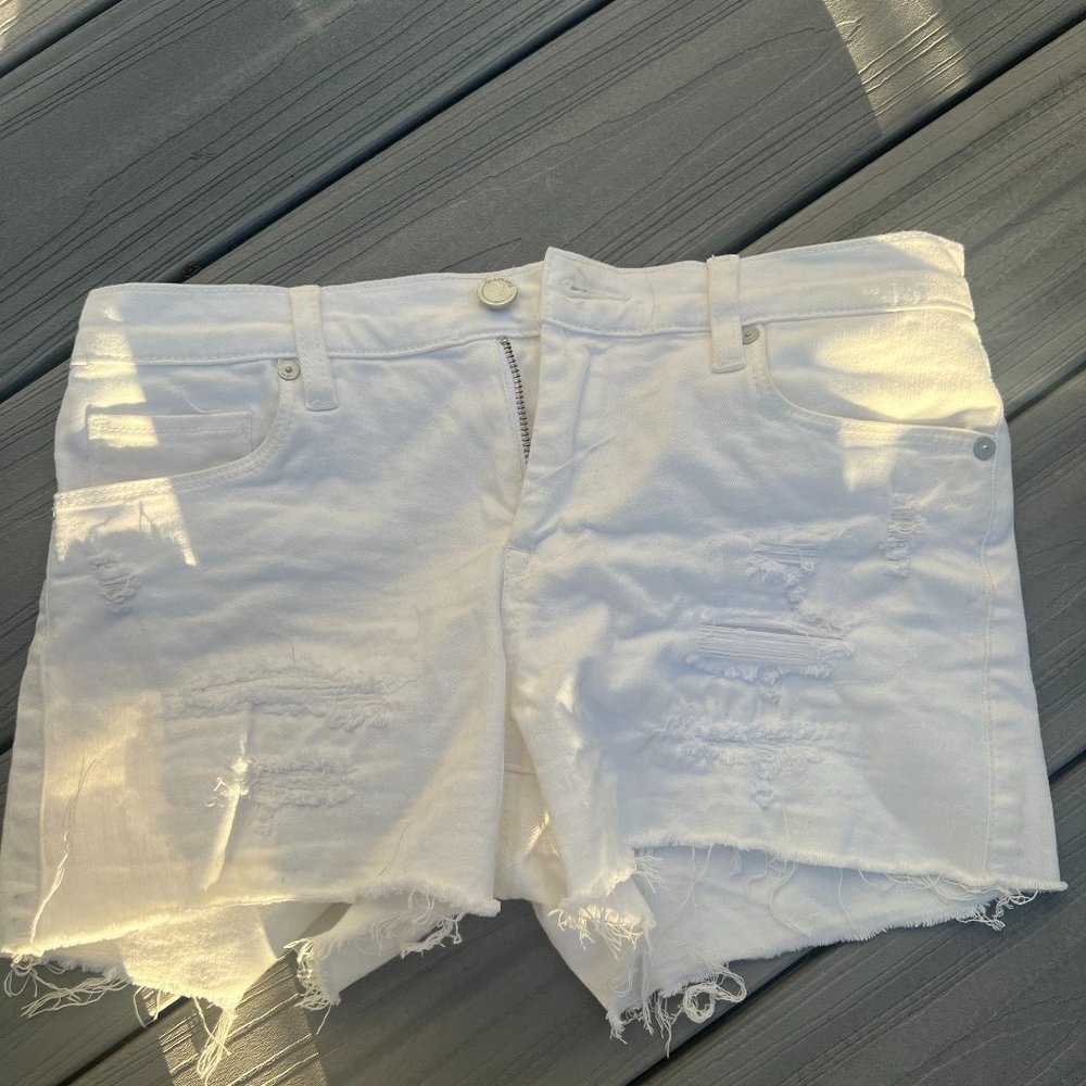 BlankNYC White Jean Shorts